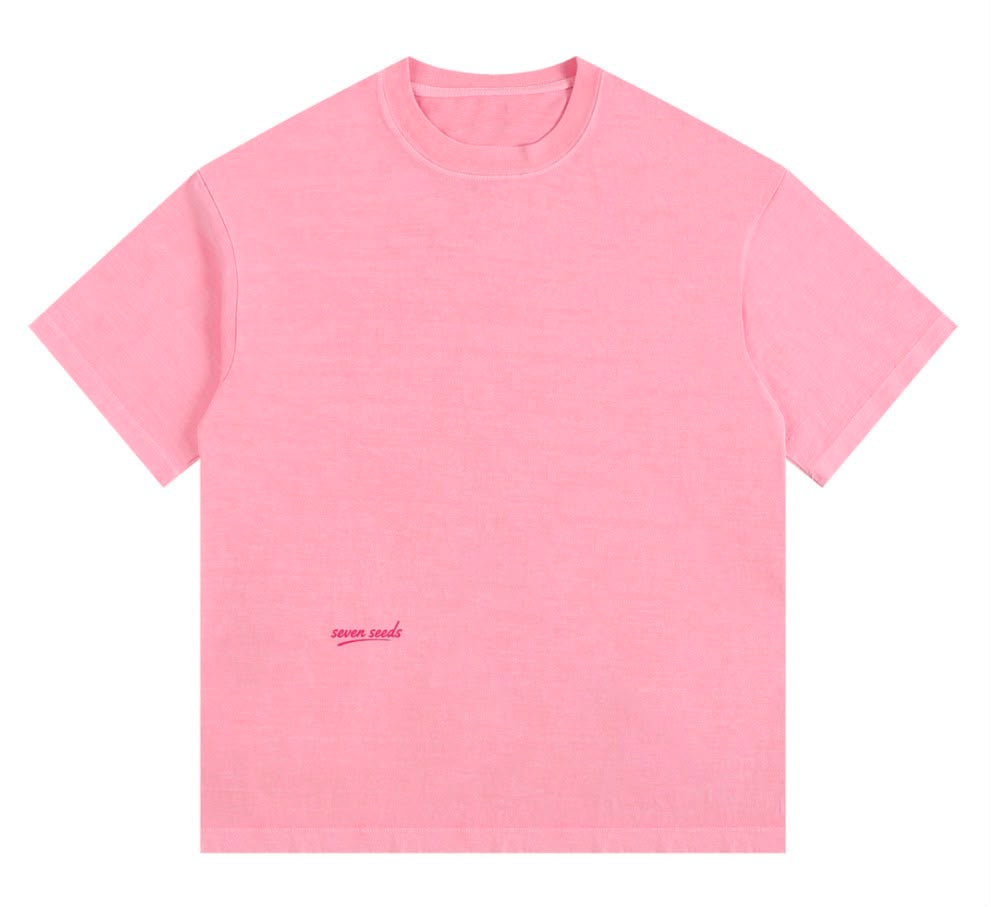 Coffee First Think Later Tee - Pink