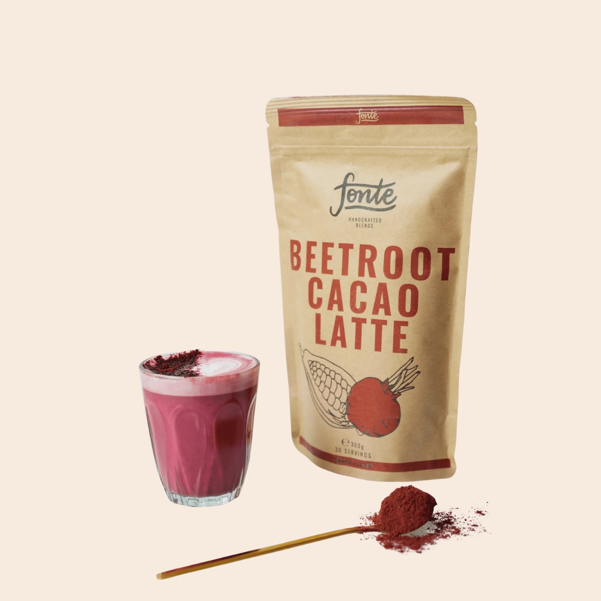 Fonte Beetroot Cacao Latte
