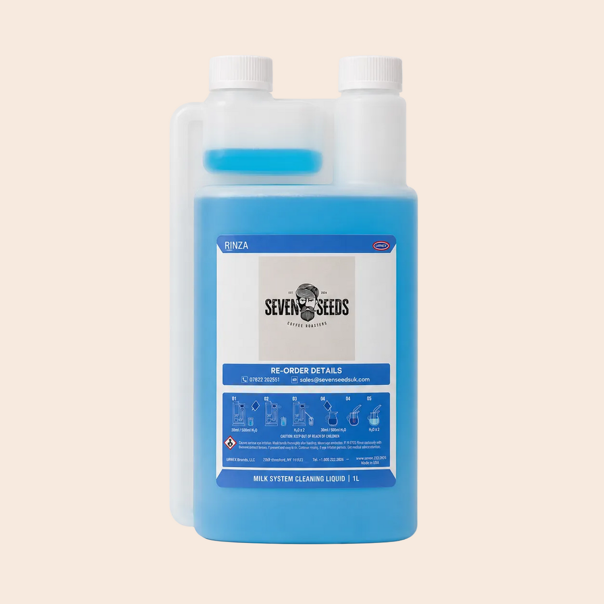 Milk system cleaning liquid