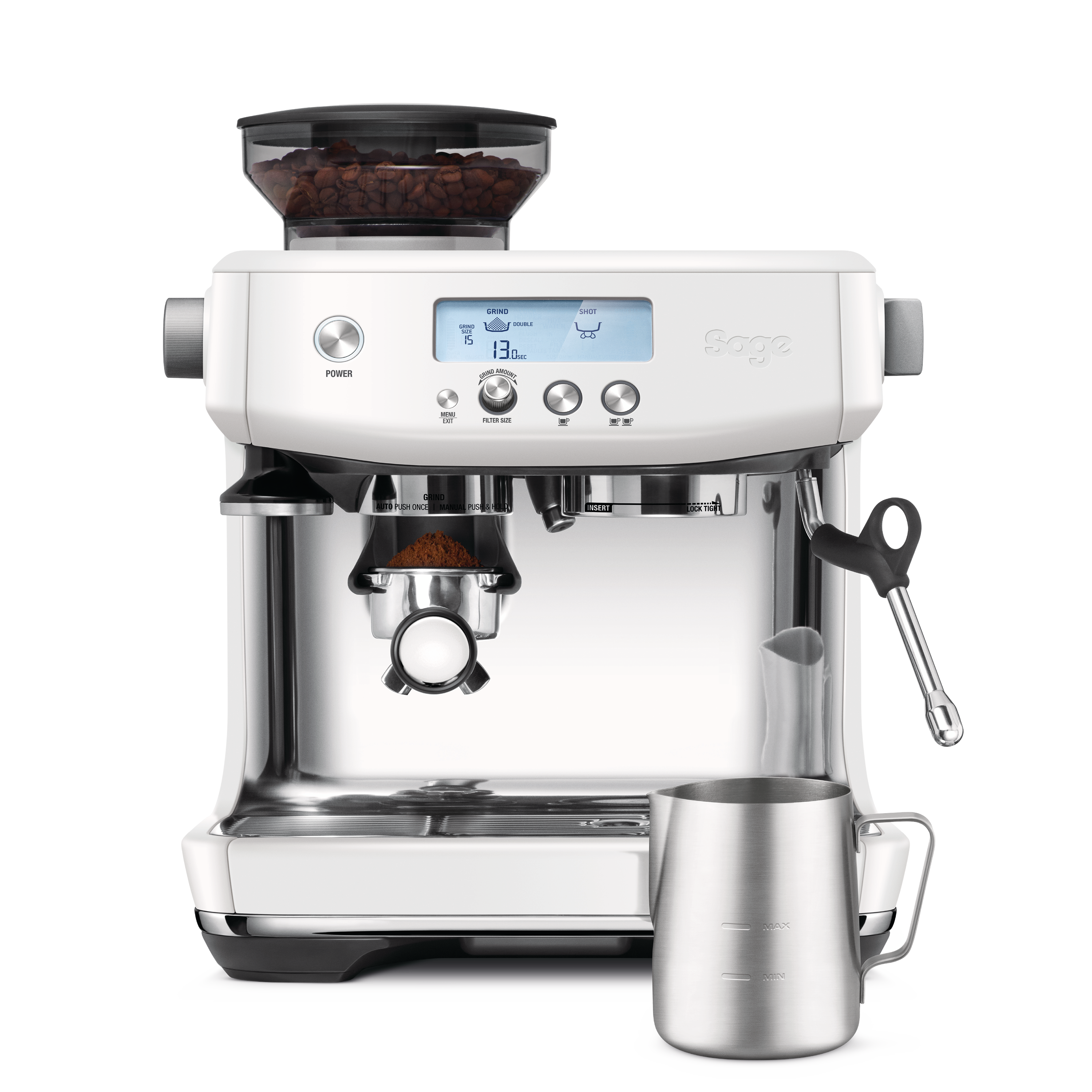 Sage Barista Pro Espresso Machine - Black Truffle